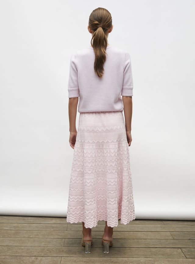 jupe longue maille croquet - Image principale