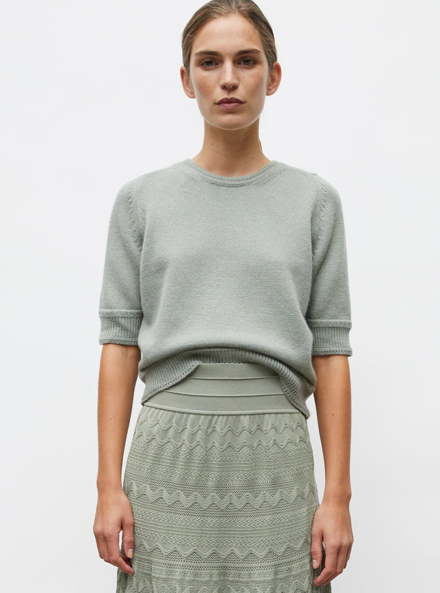 elbow-length sleeves top - Image principale