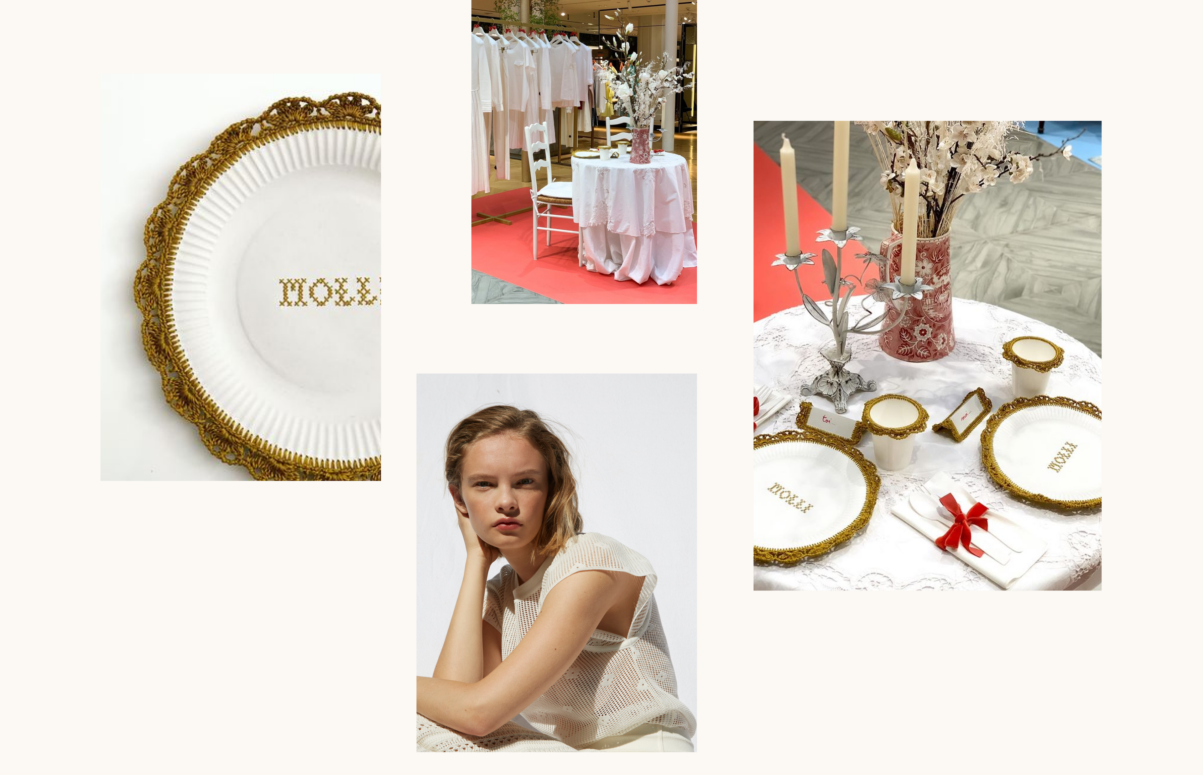 molli à l'exposition à deux c'est mieux au bon marché rive gauche paris
