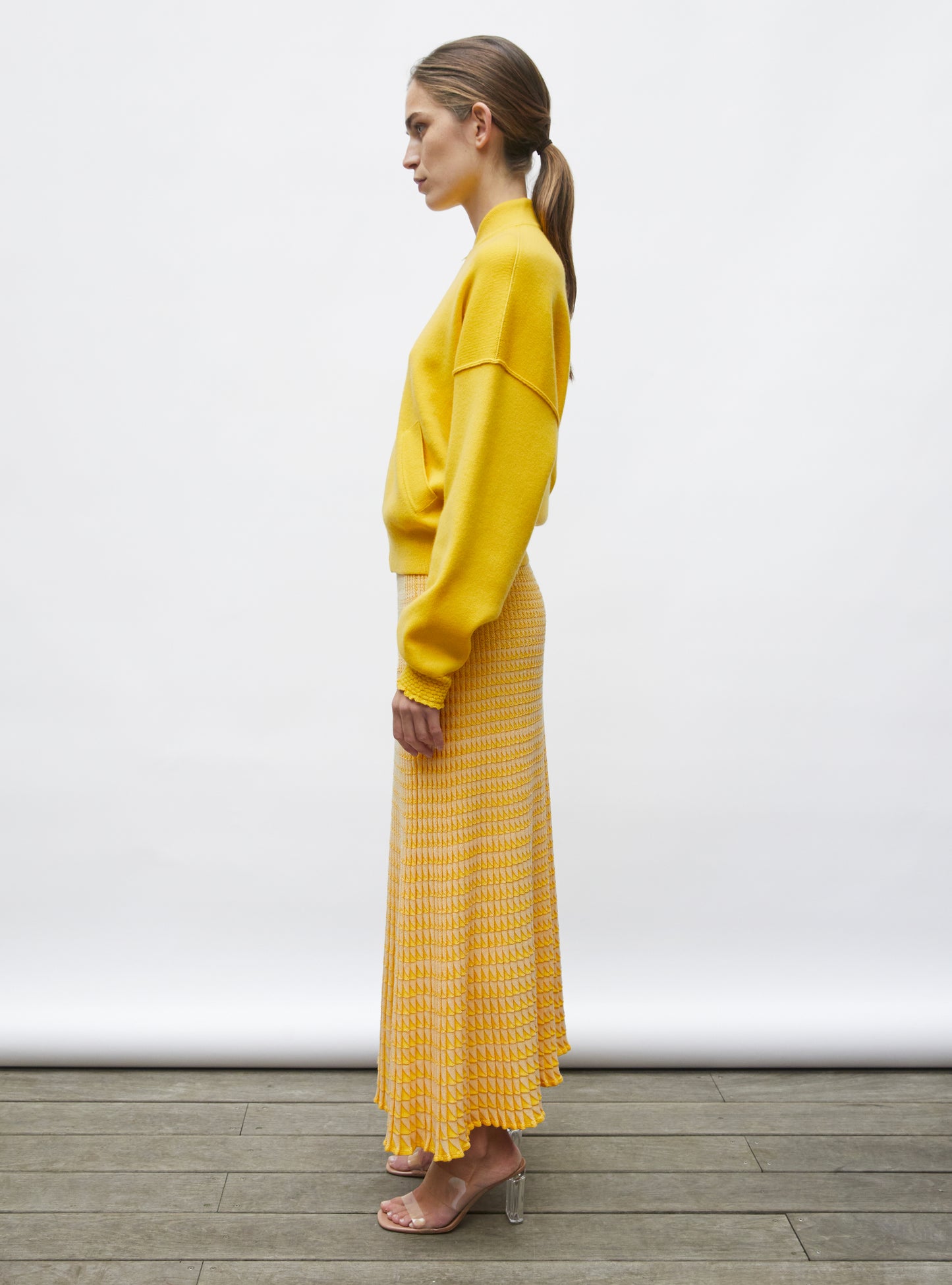 Veste bomber en maille soleil - Vêtement de luxe femme