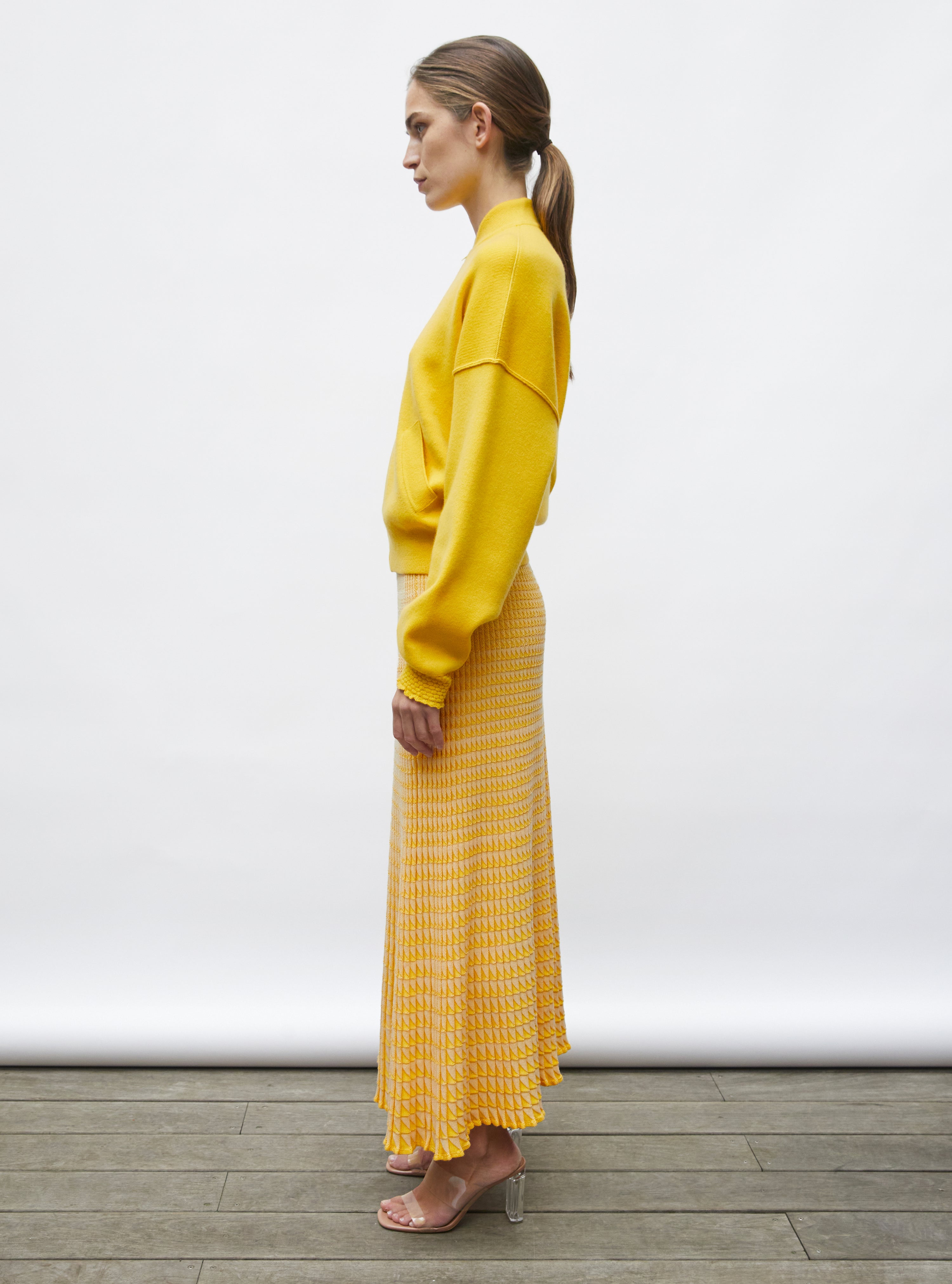 Veste bomber en maille soleil - Vêtement de luxe femme