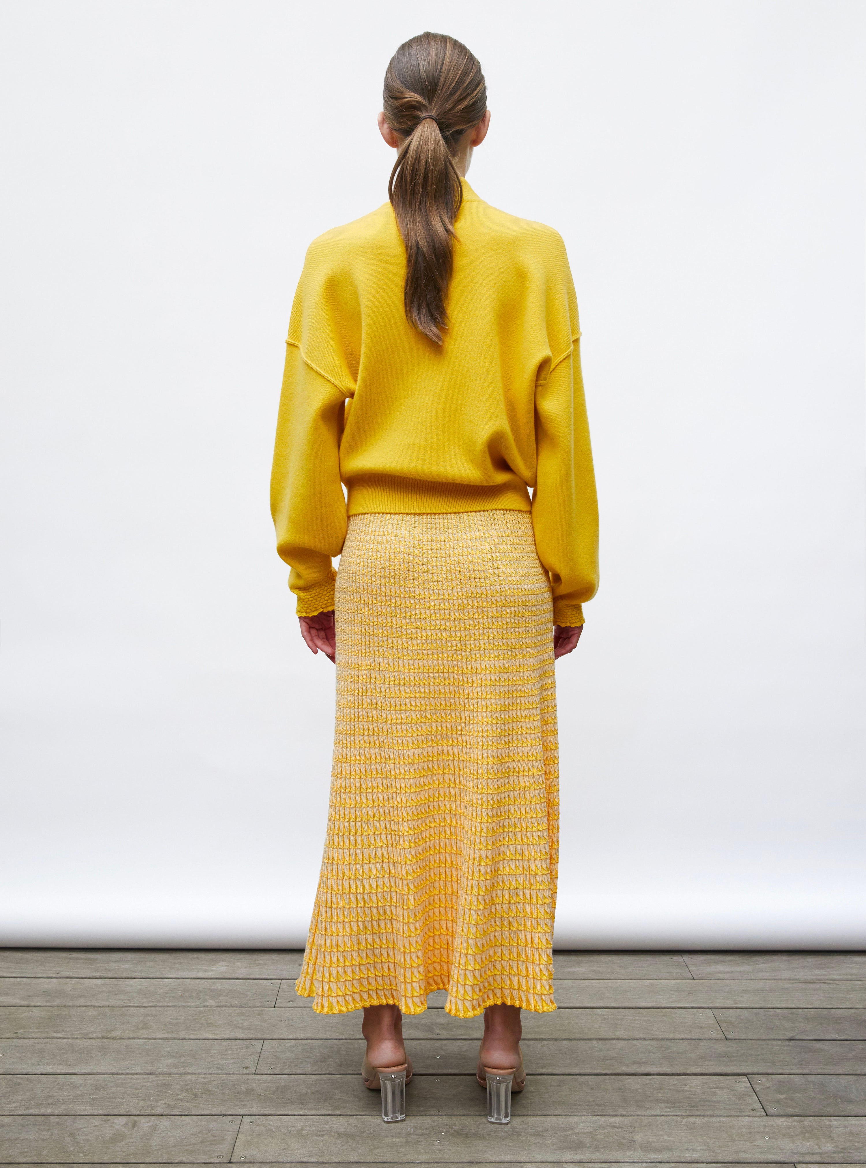 Veste bomber en maille soleil - Vêtement de luxe femme