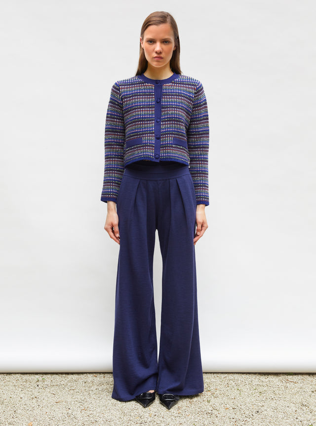 cardigan moelleux multicolore - Image principale
