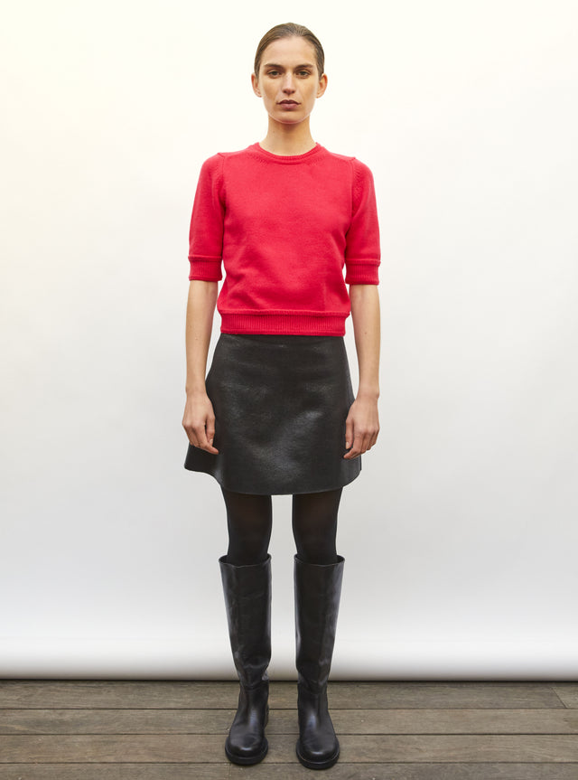 Top maille manches coudes - Image principale