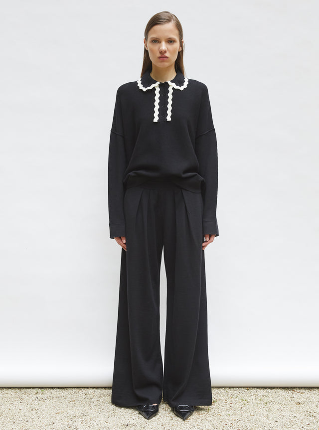 chemise maille col croquet - Image principale