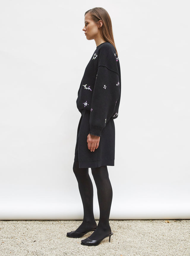 Sweat loose finitions brodées - Image principale