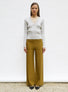 Pulls de luxe - Pull col v maille pleine Soie