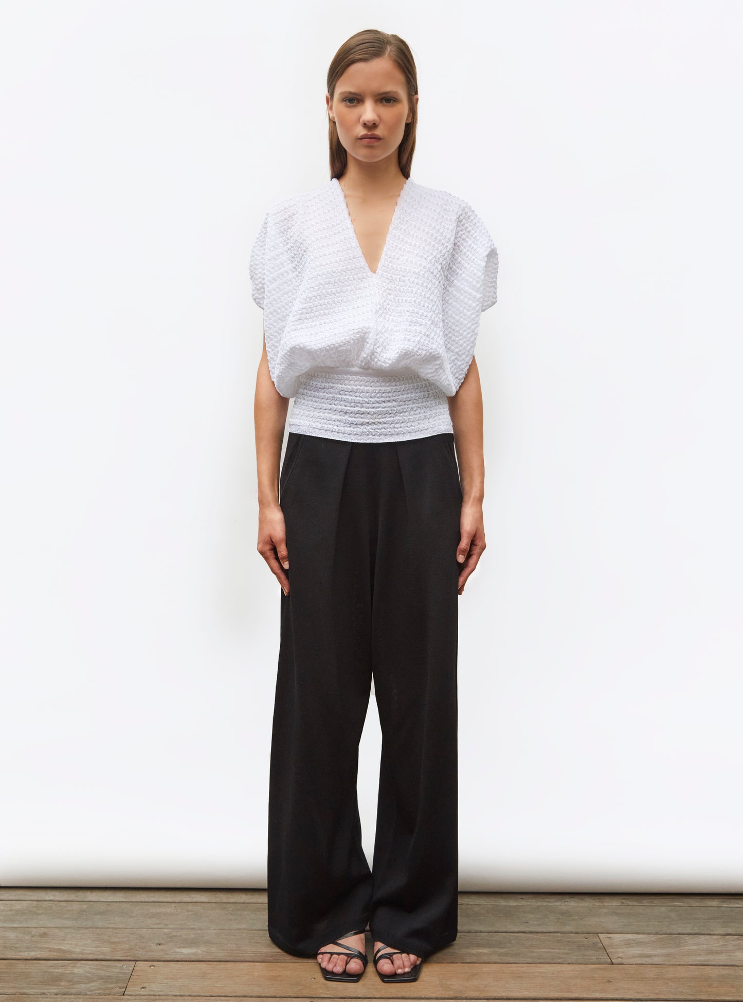 Top couture maille organza Milk - Molli