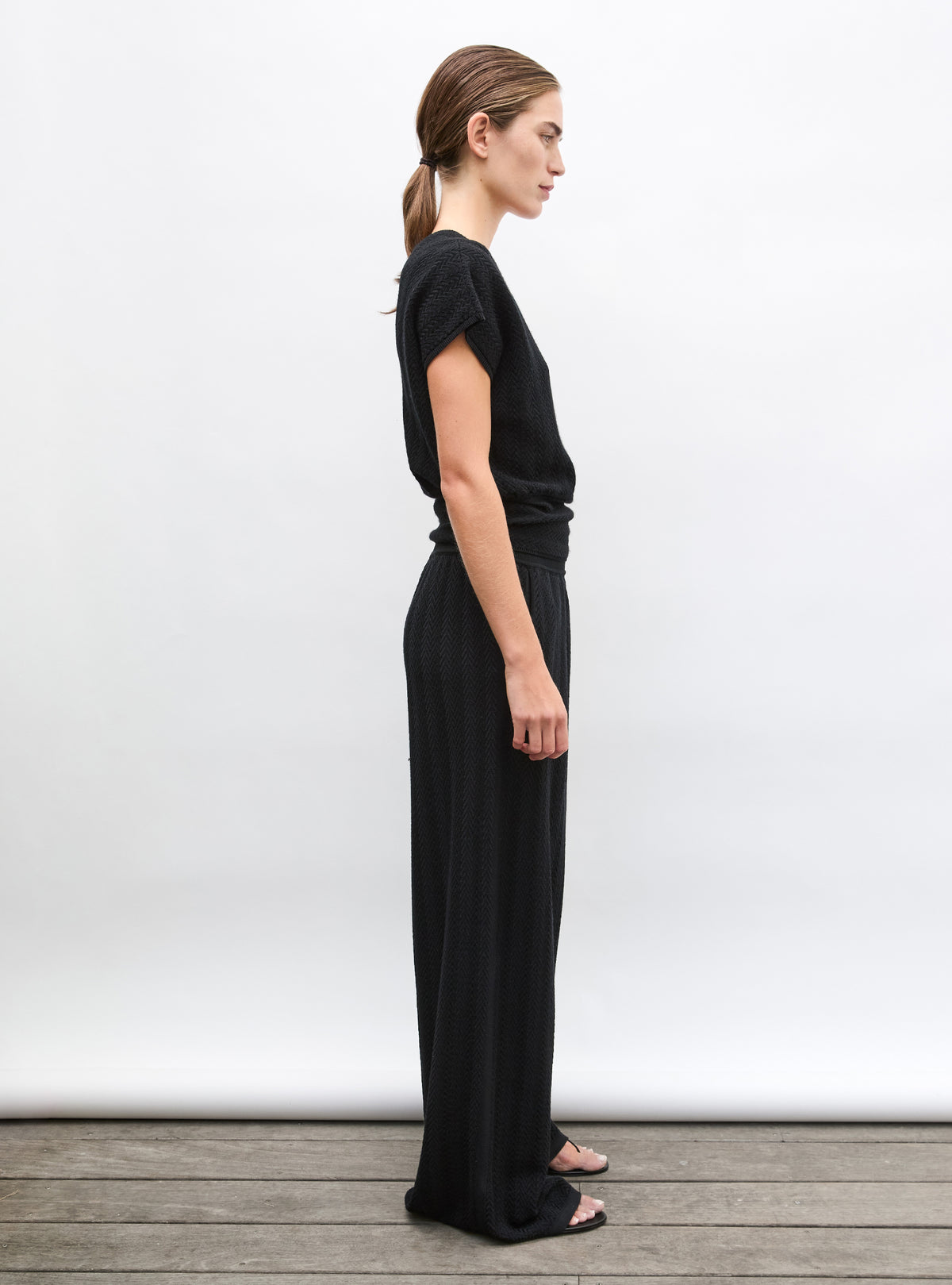 Etienne noir profond - pantalon de luxe