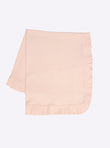 Baby large blanket with ruffles