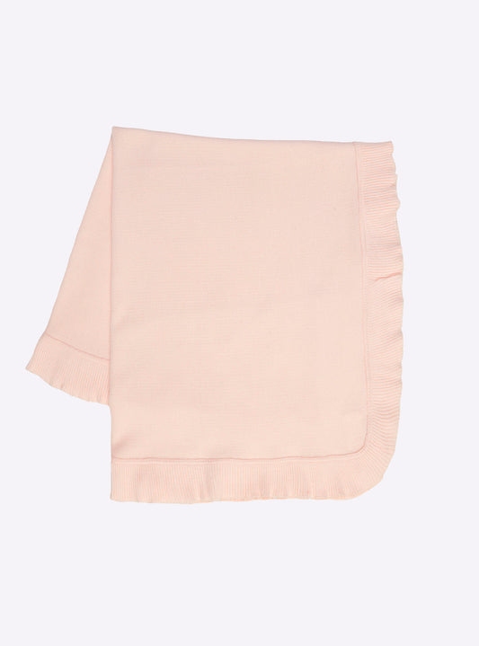baby large blanket with ruffles