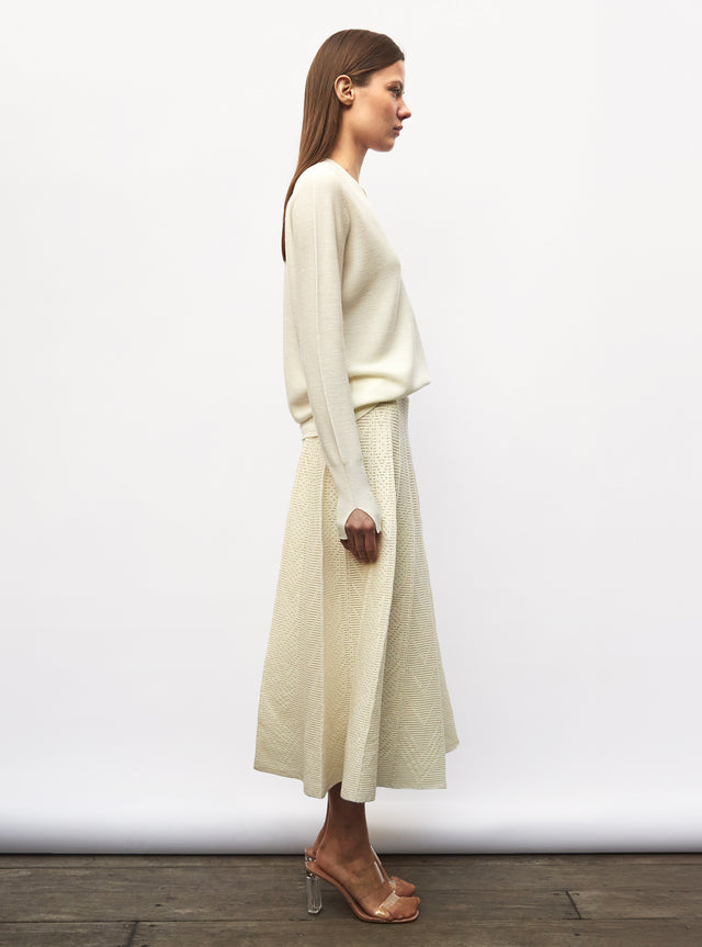 oversized thin v-neck top - Image principale