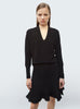 Tops, blouses de luxe femme - Top fin oversize col V
