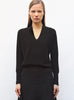 Top fin oversize col V - Tops, blouses de luxe