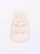 Small knitted hot water bottle