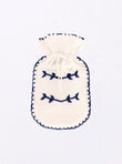 Small knitted hot water bottle