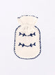 Small knitted hot water bottle