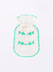 Small knitted hot water bottle