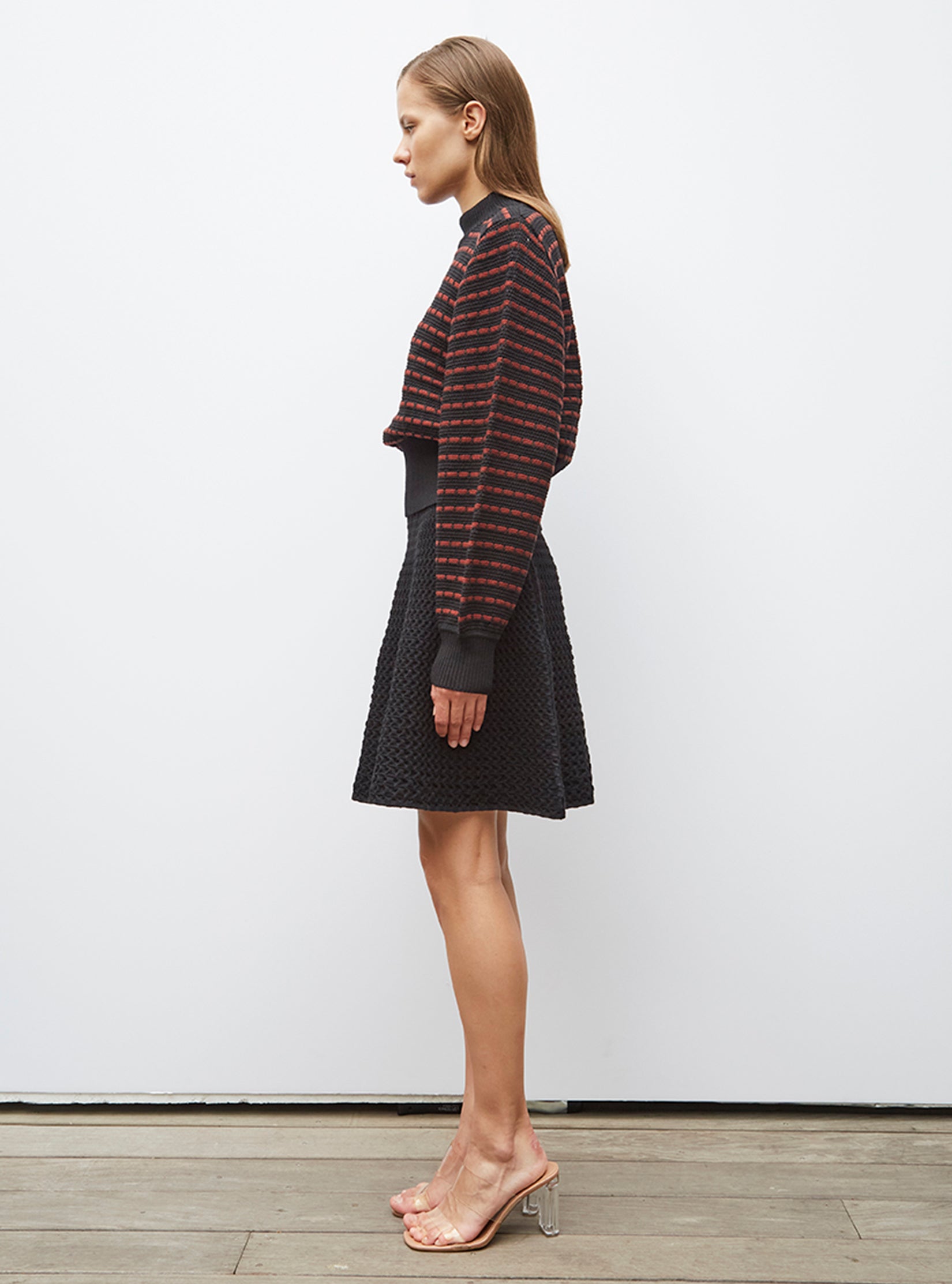 Tops de luxe femme - Pull à manches blousantes