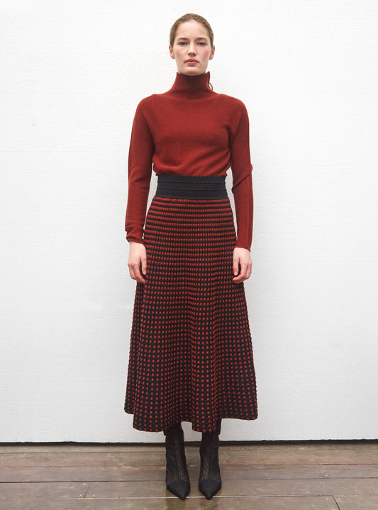 fine top with high collar