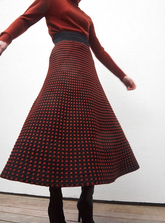 Molli beaded knit skirt