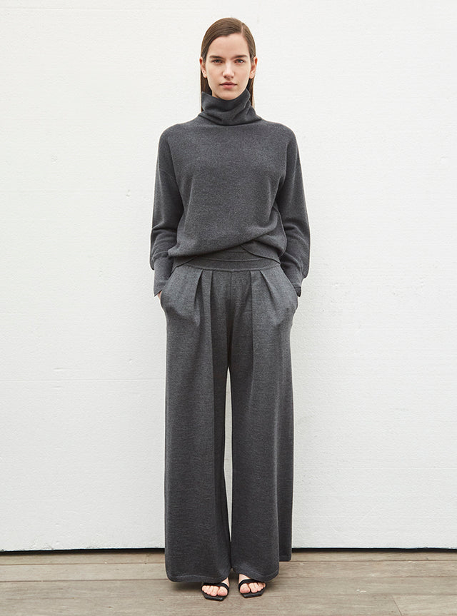 pantalon fluide maille fine jersey - Image principale