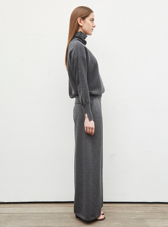 pantalon fluide maille fine jersey - Image principale