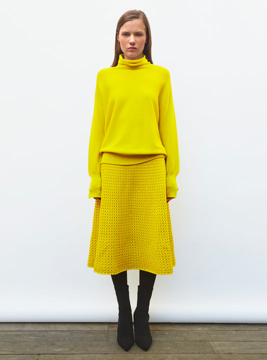 oversized slim top with stand-up collar