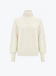 Top fin oversize a col montant