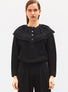 Blouse en maille à maxi col - Vêtement en maille de luxe Molli