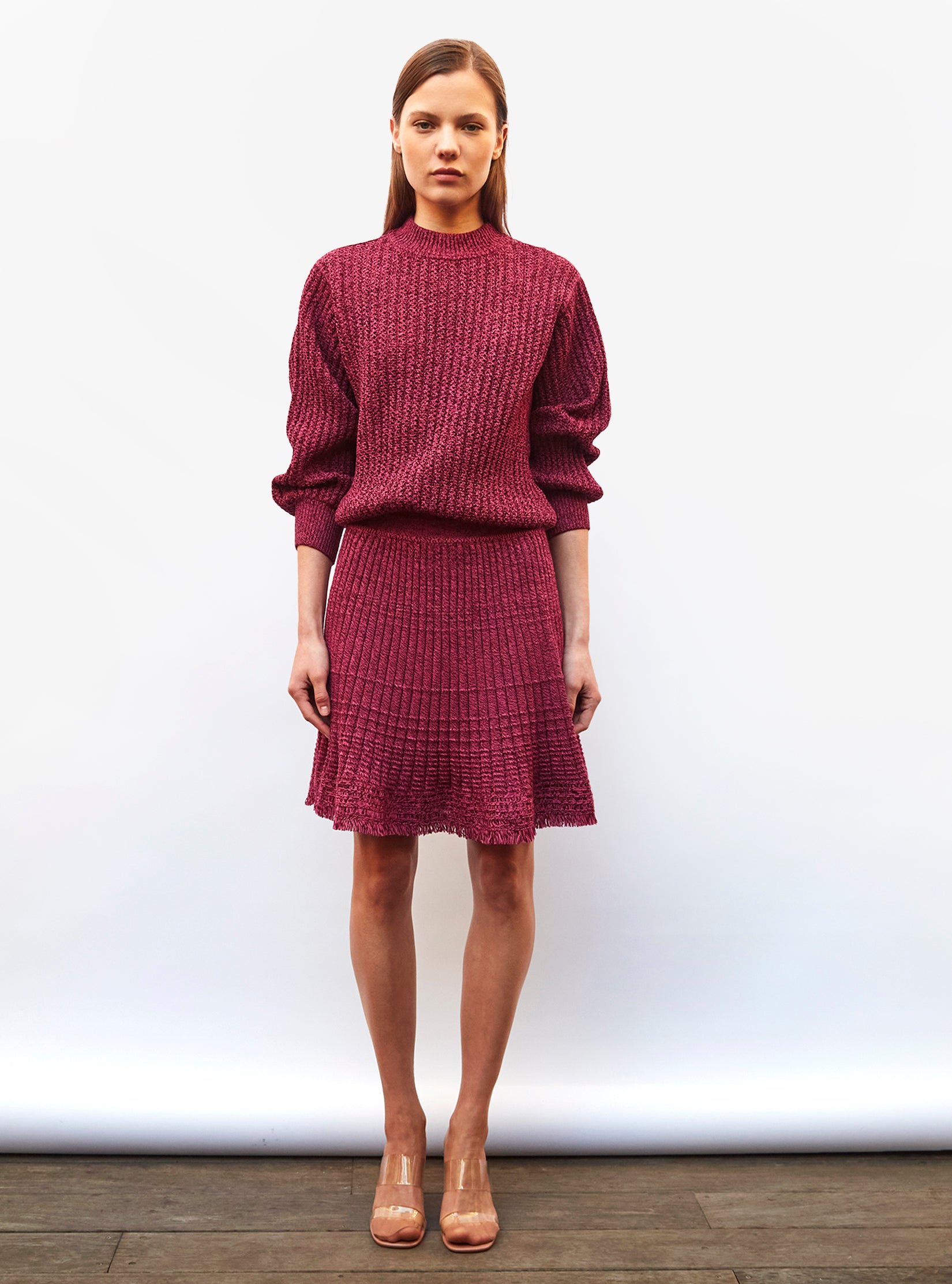 Tops de luxe femme - Pull en maille torsade