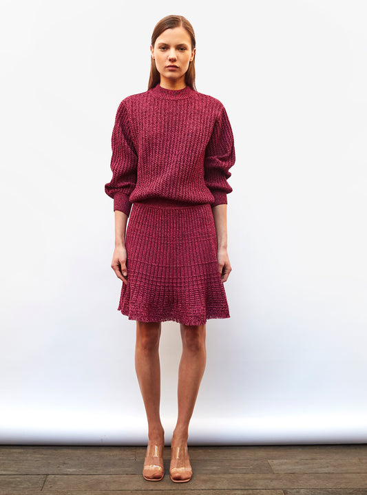 cable knit sweater