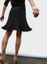 Jupe courte en maille à frange - Vêtement de luxe femme
