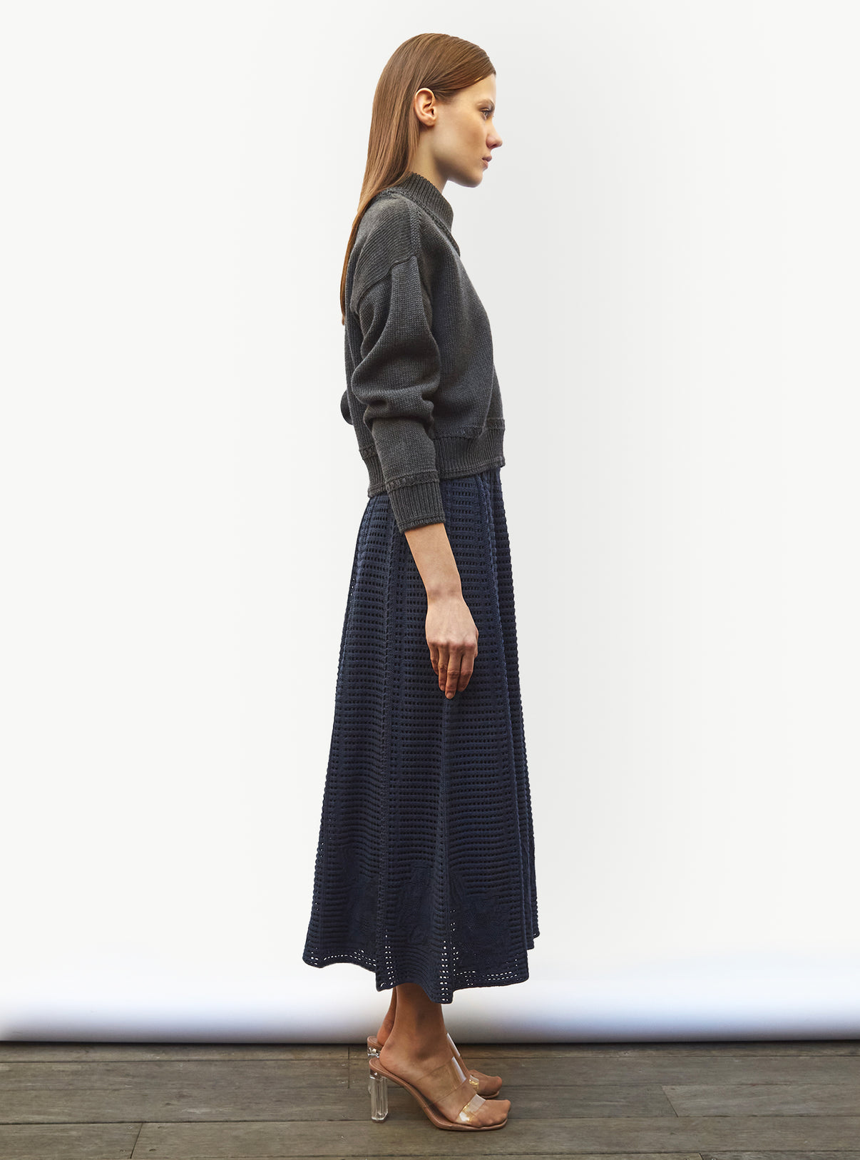 Pull court finitions tressées - Tops de luxe