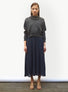 Tops de luxe femme - Pull court finitions tressées