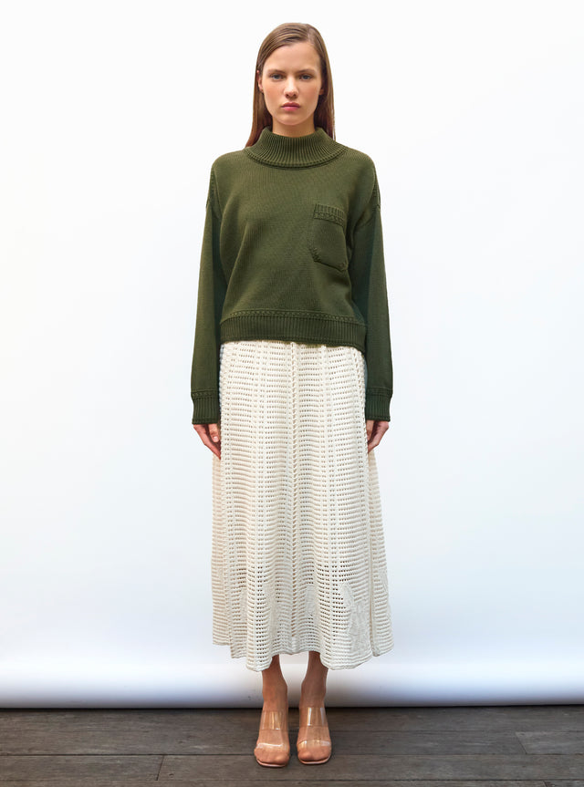 pull court finitions tressées - Image principale