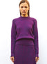 Pull droit détails tressés - Tops de luxe