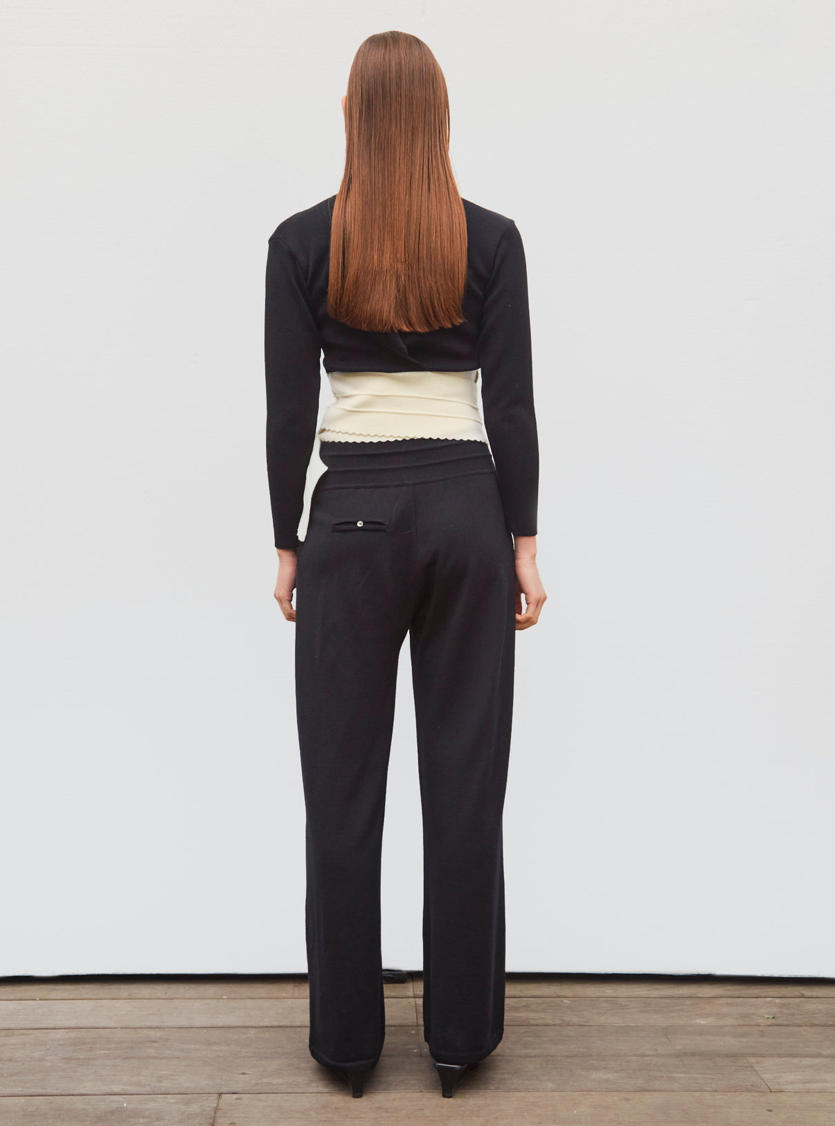 Top en maille ceinture à nouer - Molli