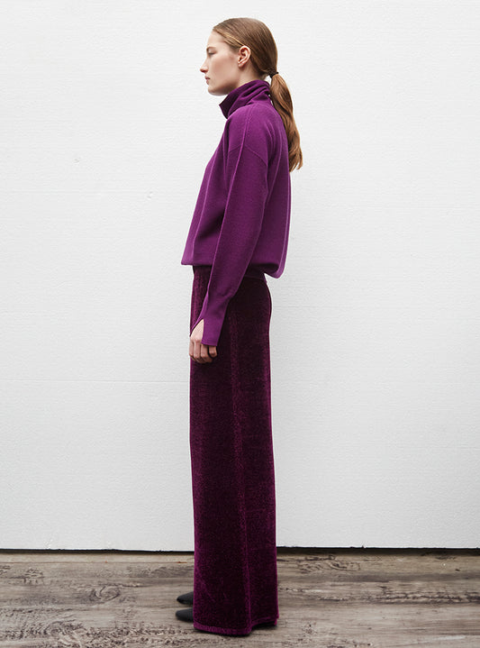 Pantalon en maille velours Molli