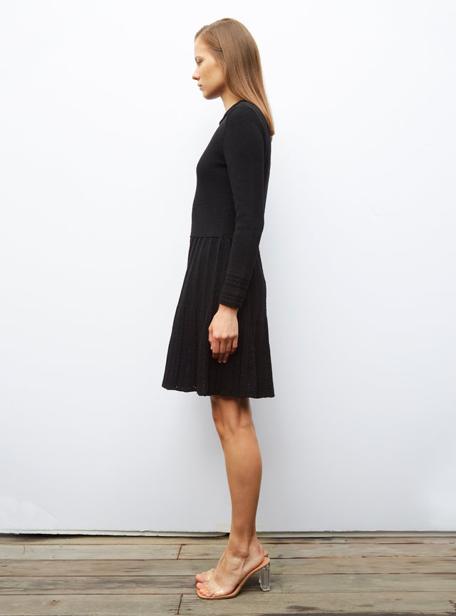 robe en maille guipure stretch - Image principale