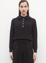 Tops de luxe femme - Polo couture en maille damier