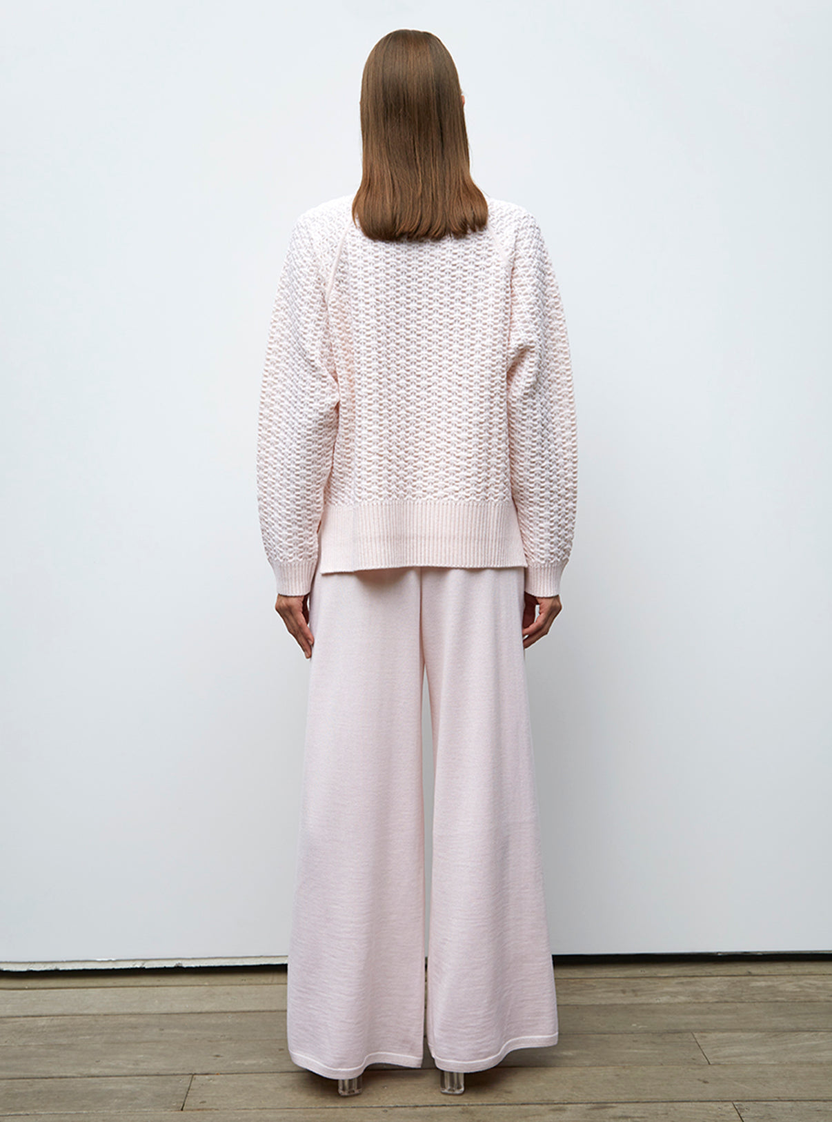 Pull loose en maille perlée - Vêtement de luxe femme