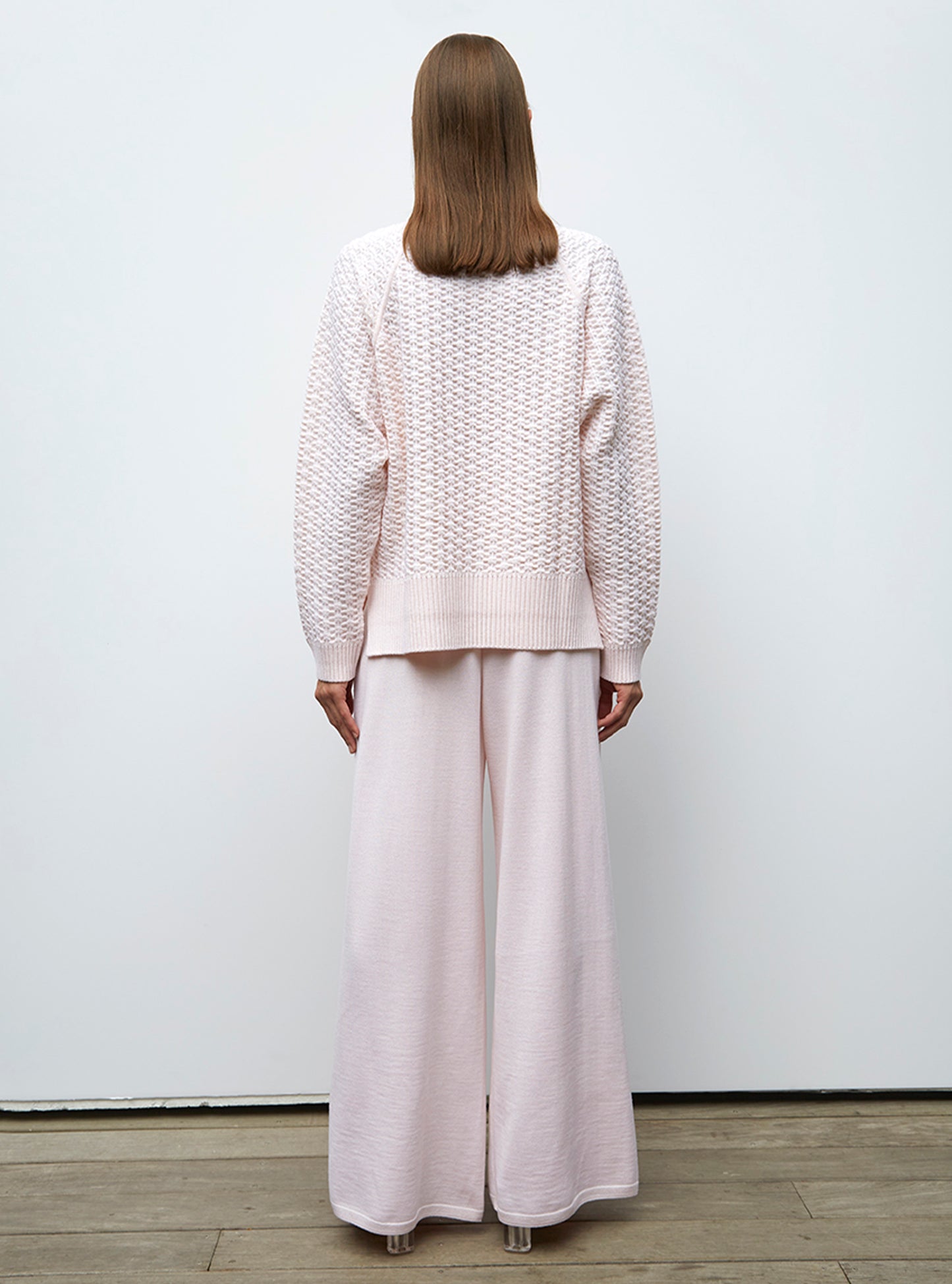 Pull loose en maille perlée - Vêtement de luxe femme