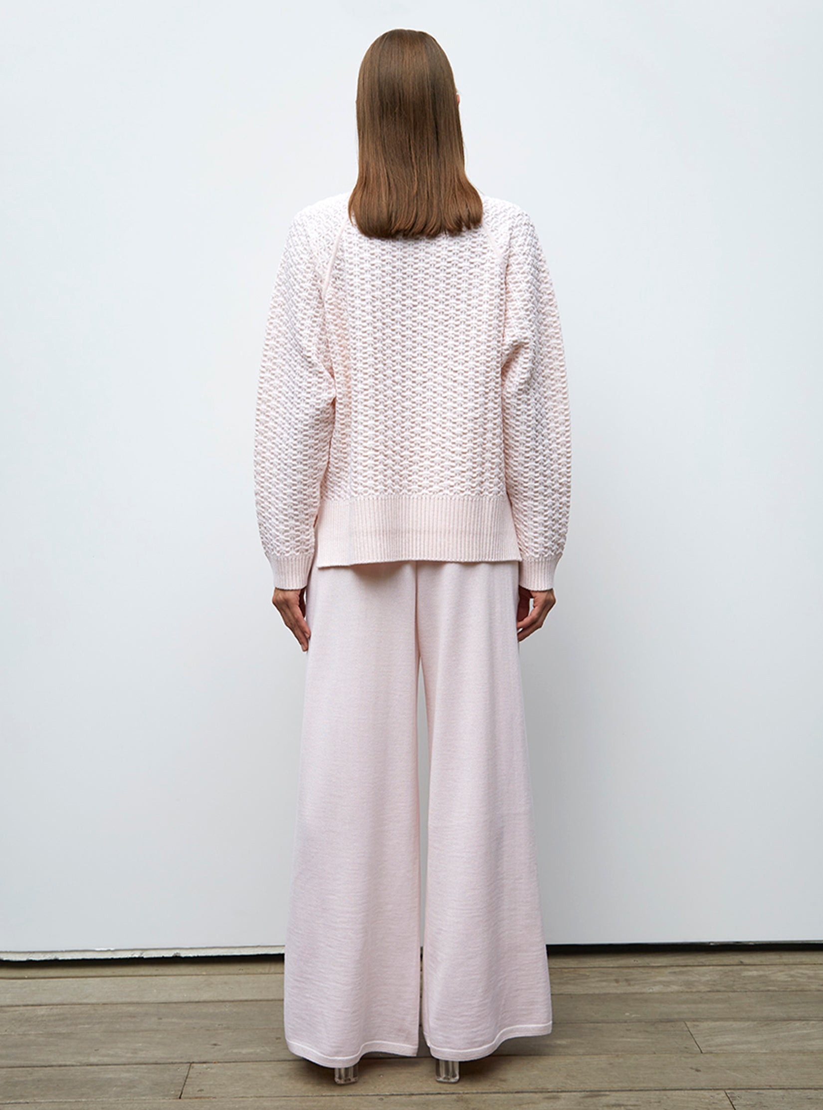Pull loose en maille perlée - Vêtement de luxe femme