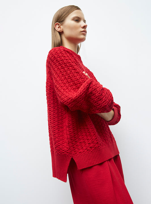 Pull loose en maille perlée Molli
