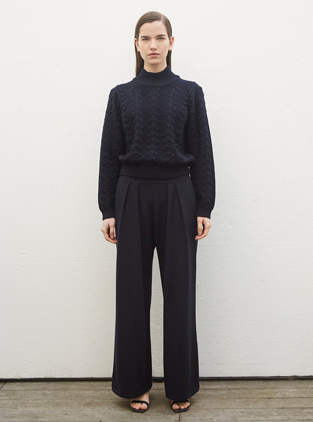 floral knit sweater - Image principale