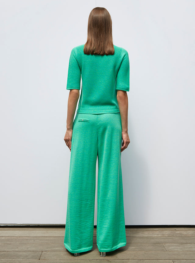 pantalon fluide maille fine jersey - Image principale
