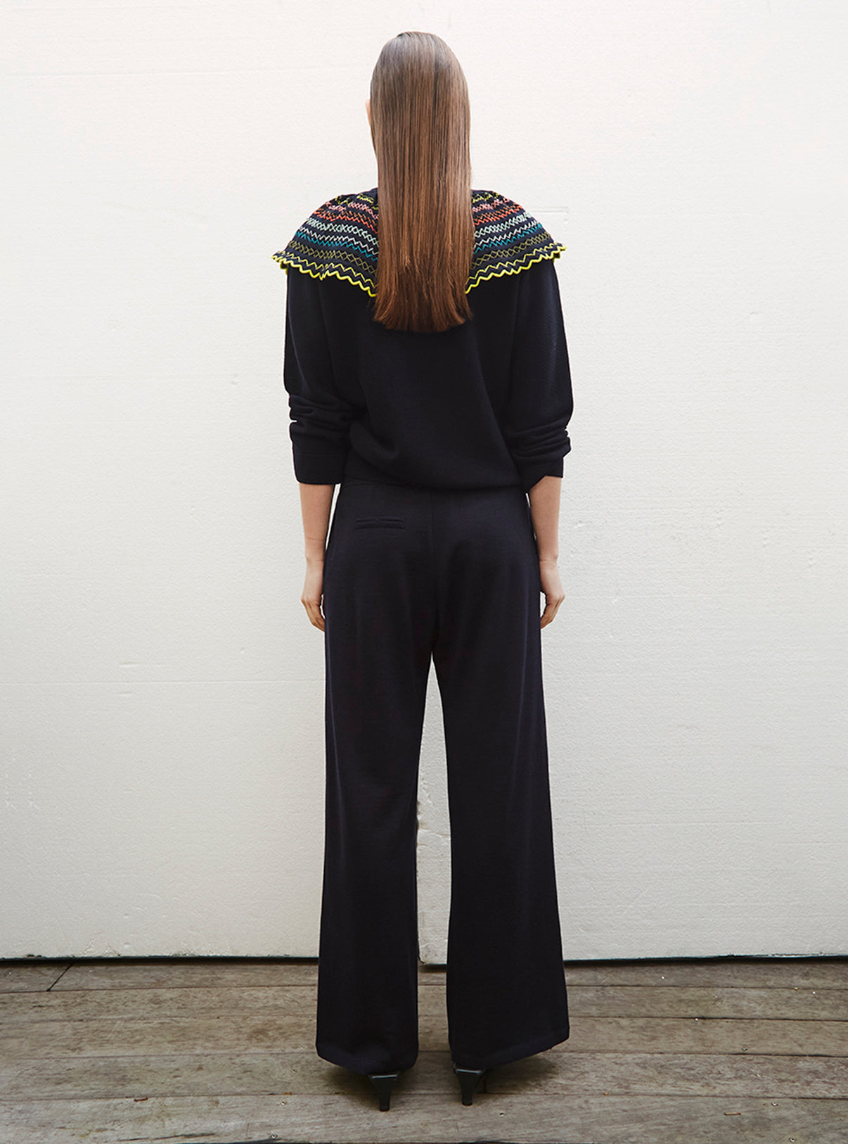 Blouse maille à col croisé - Molli