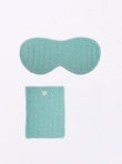 Knitted sleep mask