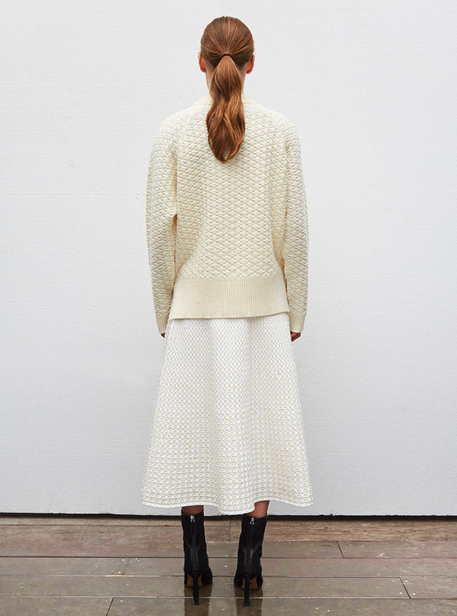 pull loose maille entrelacée - Image principale